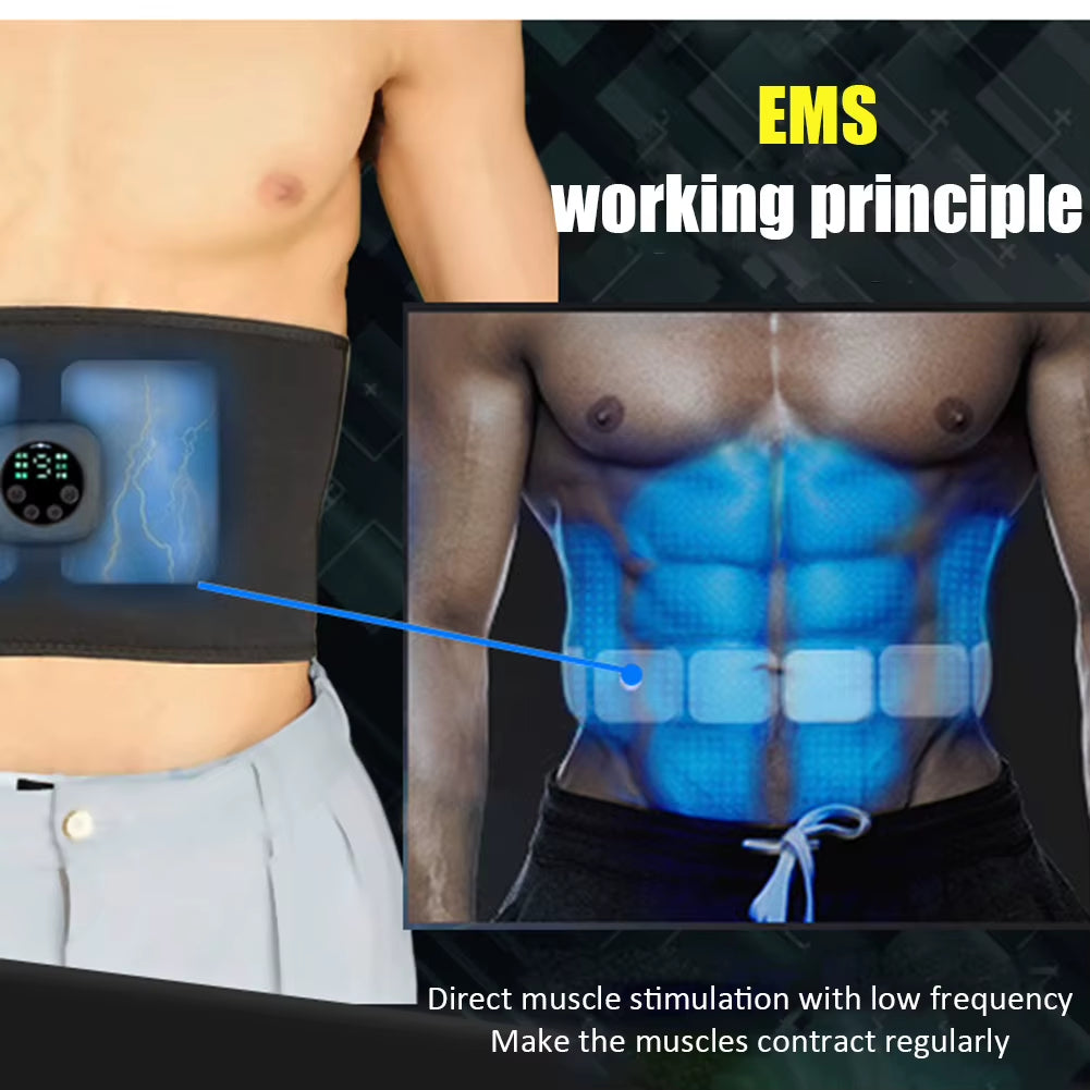 CoreSculpt EMS™ – Smart Ab Toner Belt for Body Shaping, Muscle Building & Pain Relief